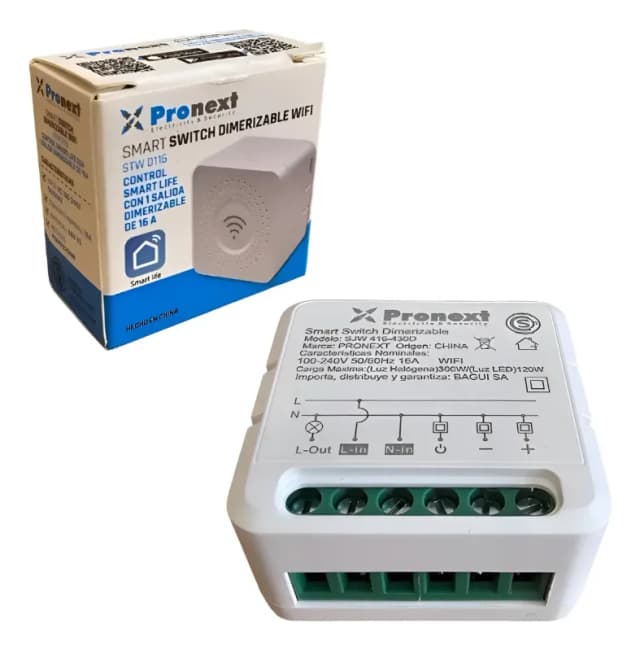 Smart Switch 1 salida 10A con dimmer