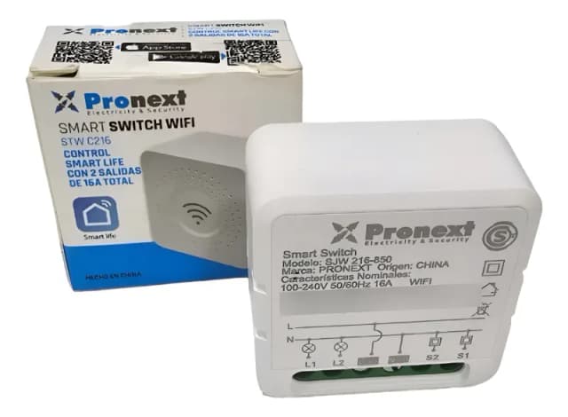 Smart Switch 2 salidas 16A