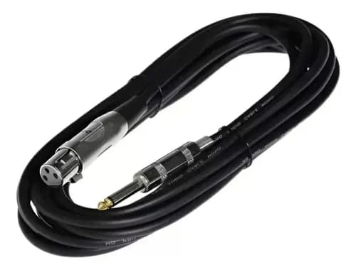 Cable de micrófono Plug 6.5mm a Canon