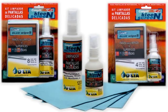 Kit limpieza pantallas delicadas 120CC